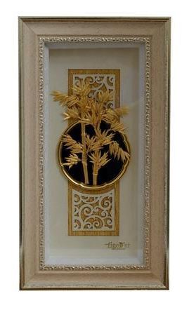 Bamboo Gold Foil Frame - PUSHMYCART
