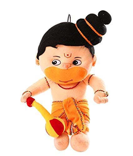 Indian God Hanuman Ji Stuffed - 350gms - PUSHMYCART