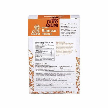 Pure & Sure Organic Sambar Powder