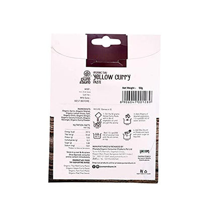 Pure & Sure Organic Thai Yellow Curry Paste