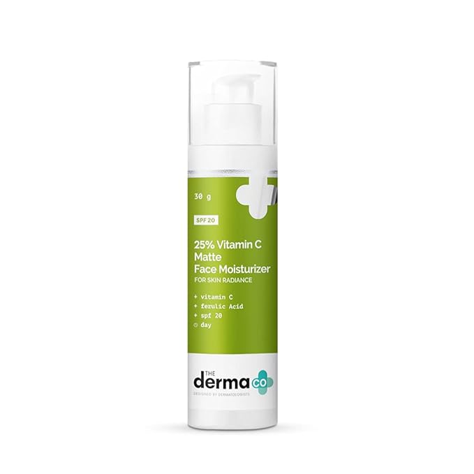 The Derma co 25% Vitamin C Matte Face Moisturizer With Ferulic Acid & SPF 20