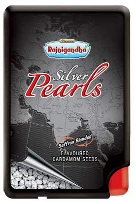Rajnigandha Silver Pearls Elaichi Pack Of 12 | Silver Coated Eliechi | Rajnigandha Silver Coated Elaichi