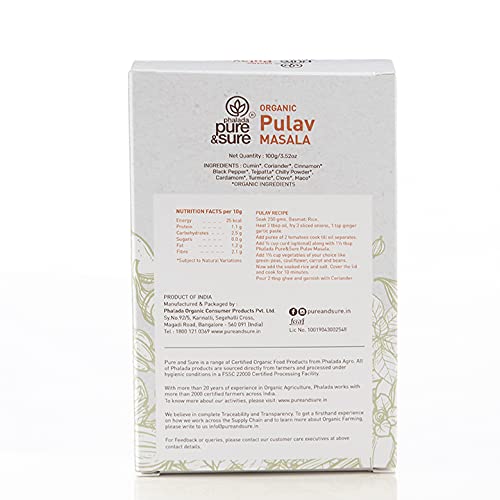 Pure & Sure Organic Pulav Masala