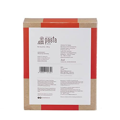 Pure & Sure Organic Pasta Penne