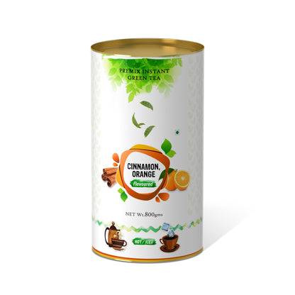 Cinnamon Orange Flavoured Instant Green Tea - PUSHMYCART