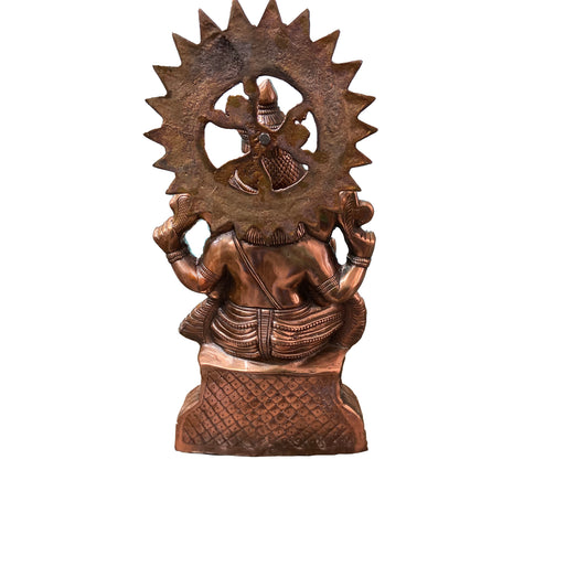 Bronze Ganapathi Idol - PUSHMYCART