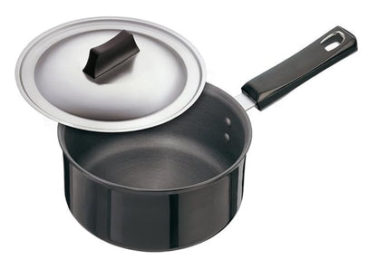 Hawkins Futura Hard Anodised Sauce Pan 18 cm Diameter with Lid 2.25 L (AS225S) - PUSHMYCART