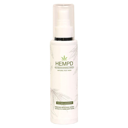 HEMPD Natural Face wash, Paraben Free, Hemp Seed Oil and Natural Extracts.