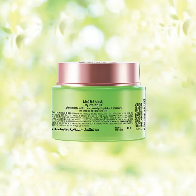 Lakme 9 To 5 Natural Day Creme Spf 20 50G
