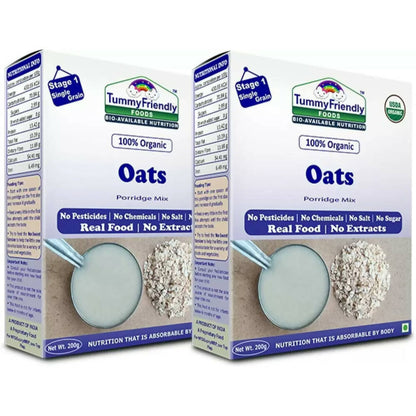 TummyFriendly Foods Certified Organic Oats Porridge Mix for 6 Months Old