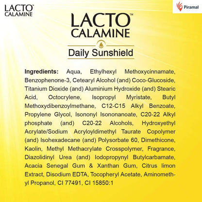 Lacto Calamine Daily Sunshield Matte Look Sunscreen SPF 50 PA +++