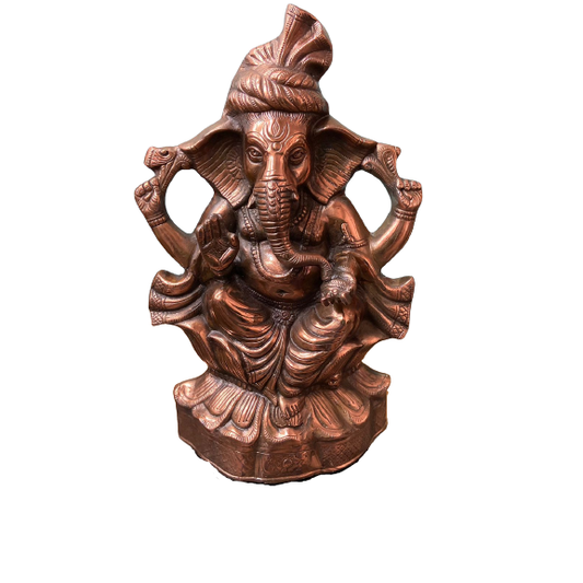 Pagadi Bronze Ganesha Idol - PUSHMYCART