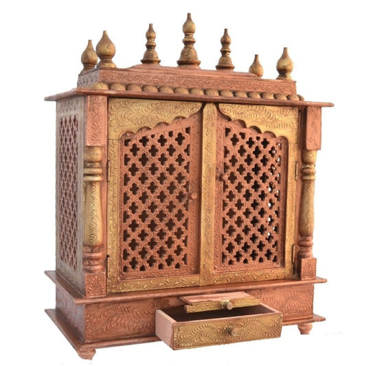 Wooden Pooja Mandap