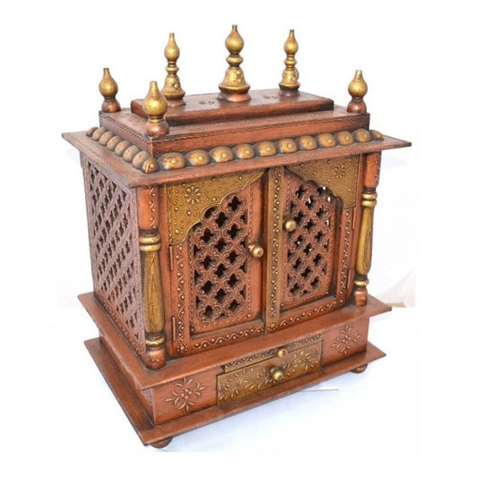 Wooden Pooja Mandap