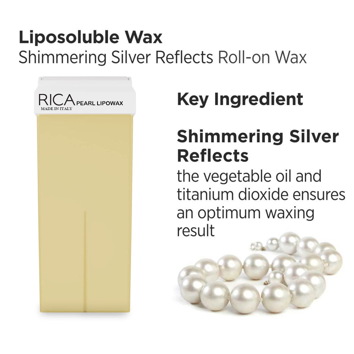 Rica Pearl Roll On Wax Refill 100ml