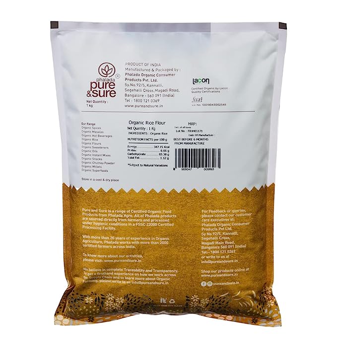 Pure & Sure Organic Rice Flour