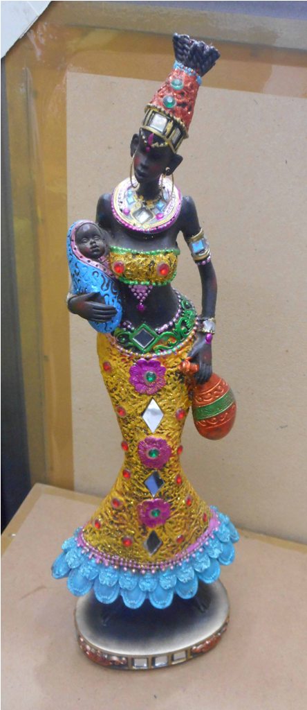 African Lady with Baby