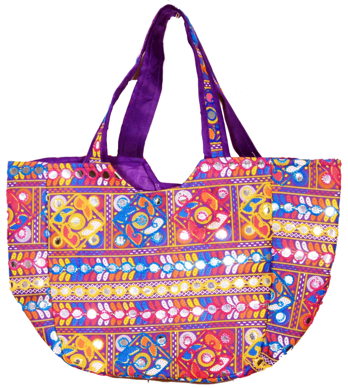 Violet floral Design Matka Bag