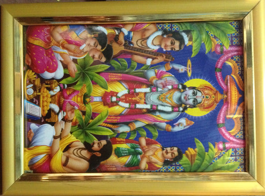Satyanarayana Swami Photo Picture Frame - PUSHMYCART
