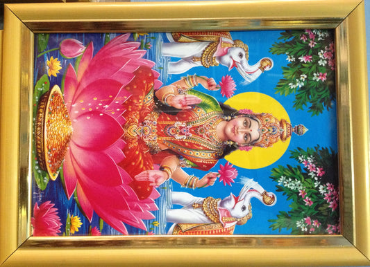 Laxmi Devi Picture Frame - PUSHMYCART
