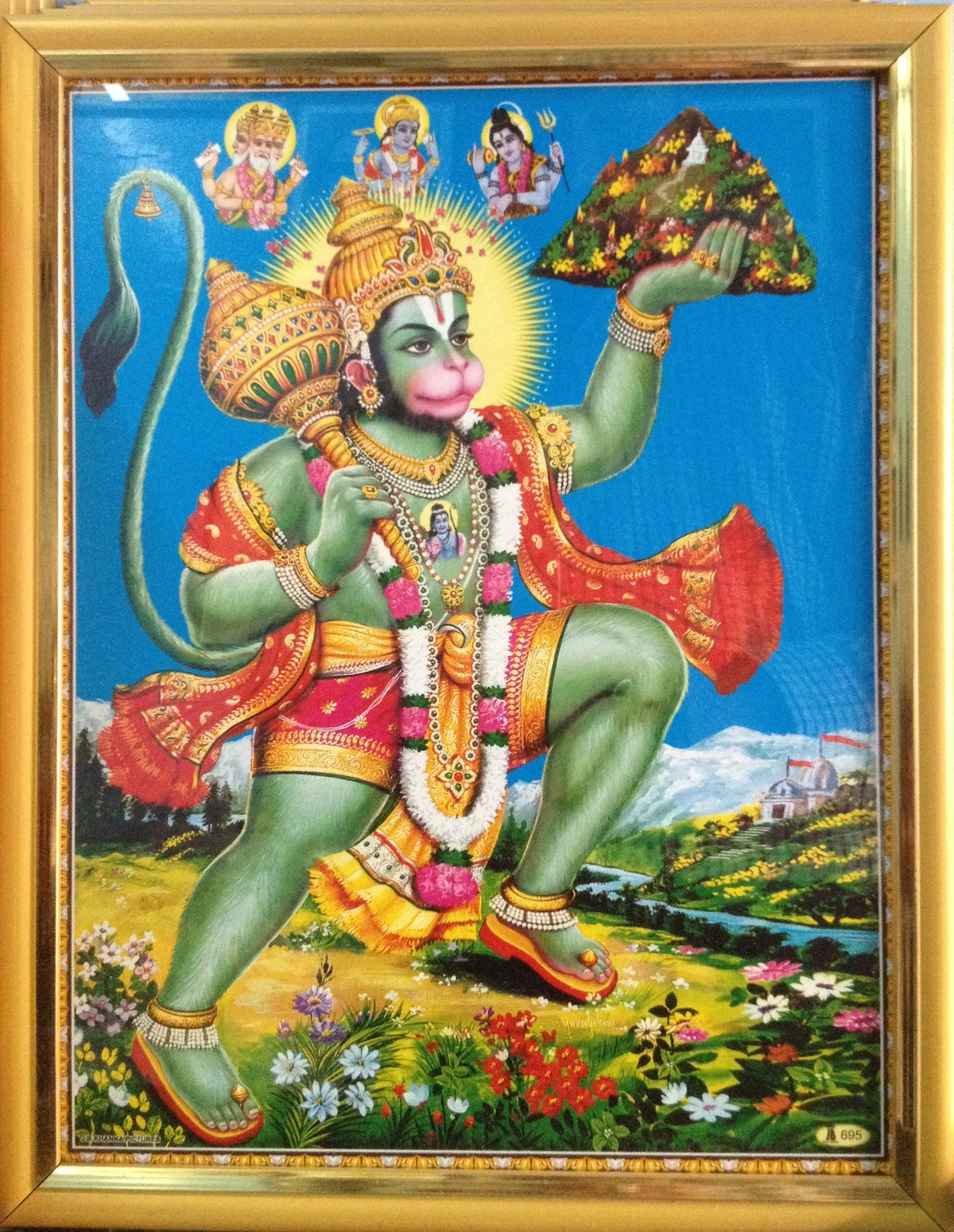 Anjaneya Swami Photo Picture Frame - PUSHMYCART