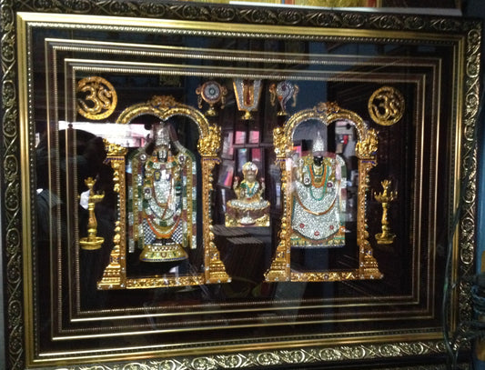 Venkateshwara Swami Picture Frame Show Piece - PUSHMYCART