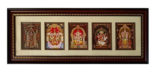 Balaji, Lakshmi, Ganesha, Saraswathi, Murugan Photo Frame - PUSHMYCART