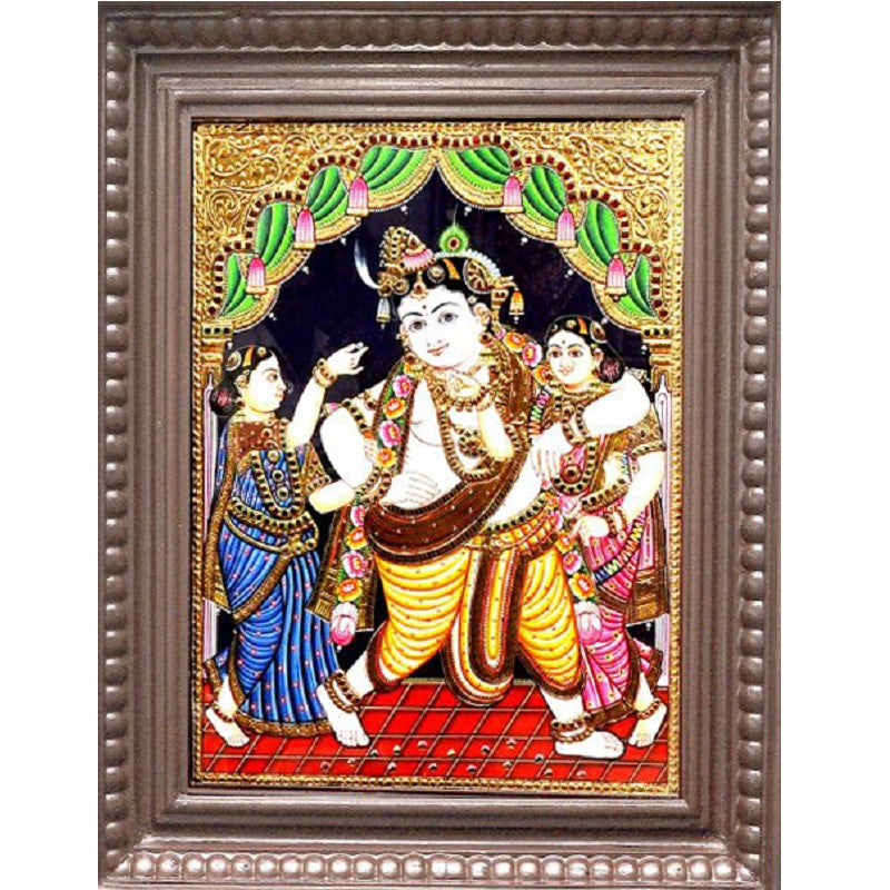 Radha Krishnan Tanjore Painting