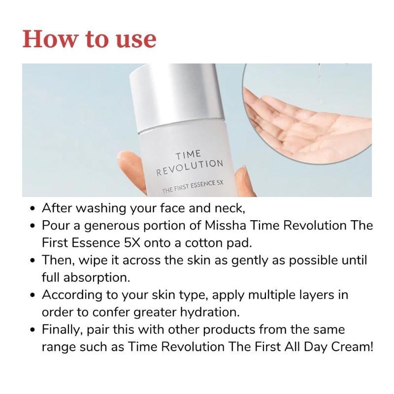 Missha Time Revolution The First Essence 5x