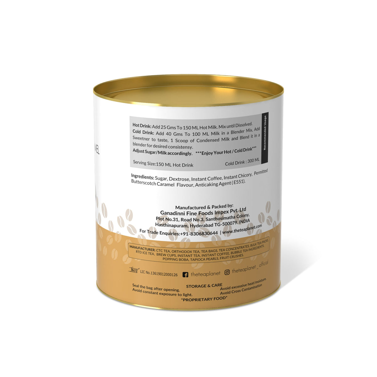 Butterscotch Caramel Coffee Premix (2 in 1) - PUSHMYCART