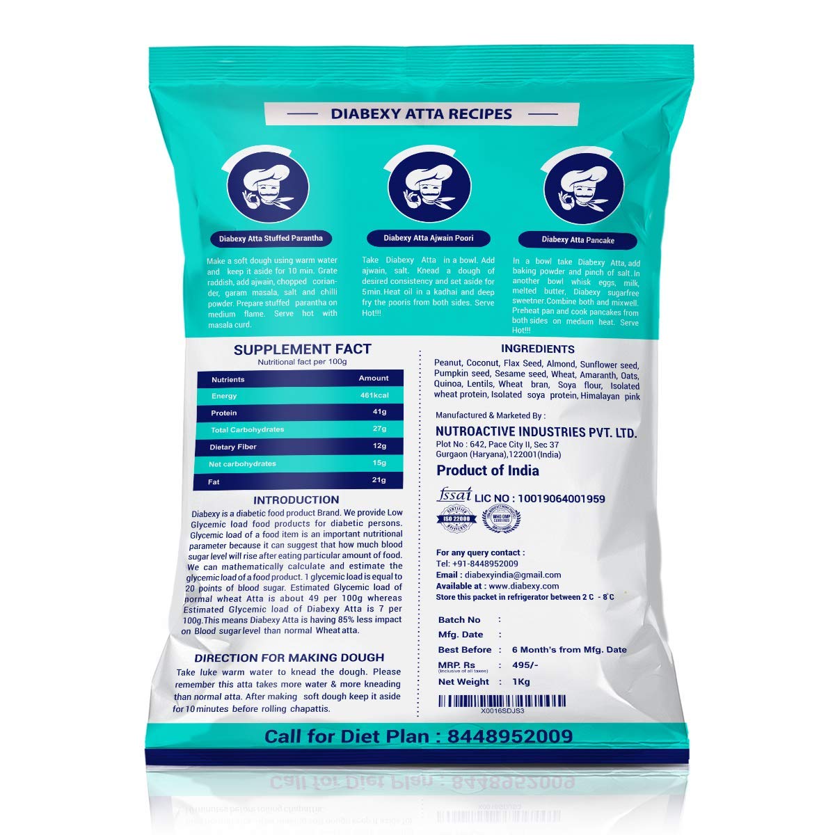 Diabexy Sugar free Atta