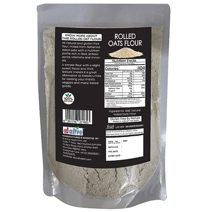 D-Alive Honestly Organic Rolled Oats Flour - PUSHMYCART