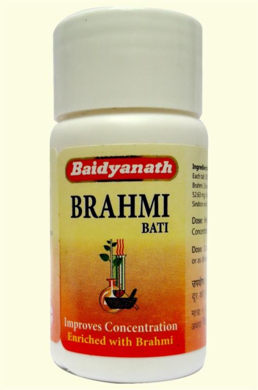 Baidyanath Brahmi Bati (Buddhi Wardhak) 80Tablet