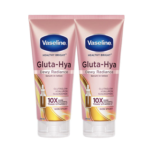 Vaseline Gluta Hya Dewy Radiance Serum In Lotion  | Pack Of 2