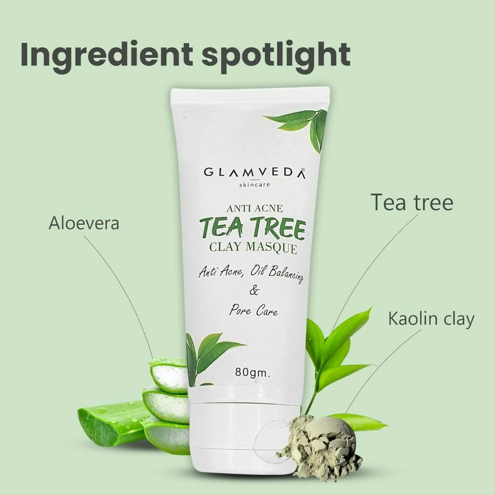 Glamveda Tea Tree Anti Acne Mud Mask