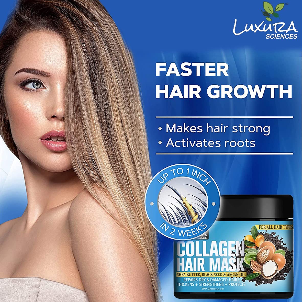 Luxura Sciences Collagen Hair Mask - PUSHMYCART