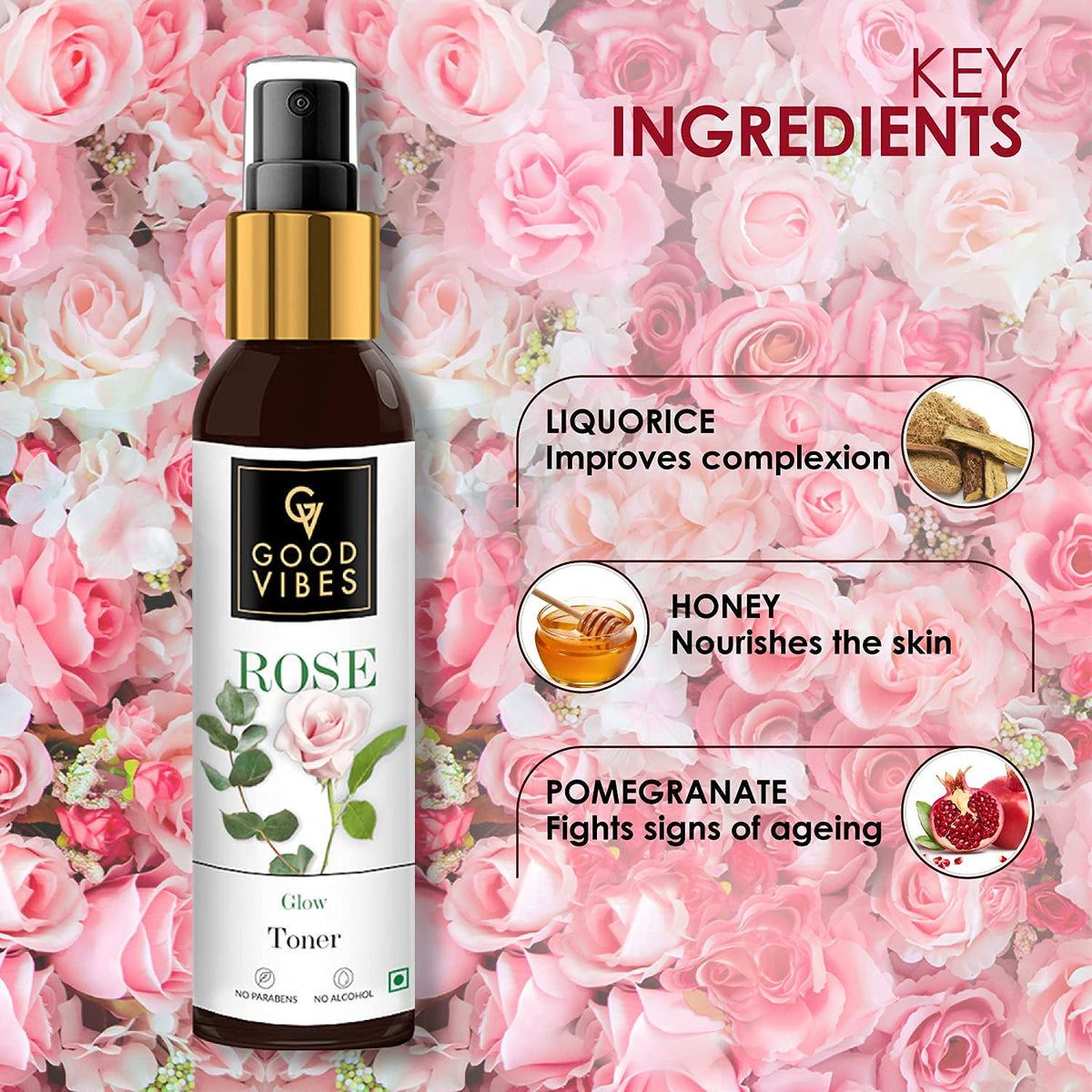 Good Vibes Rose Glow Toner