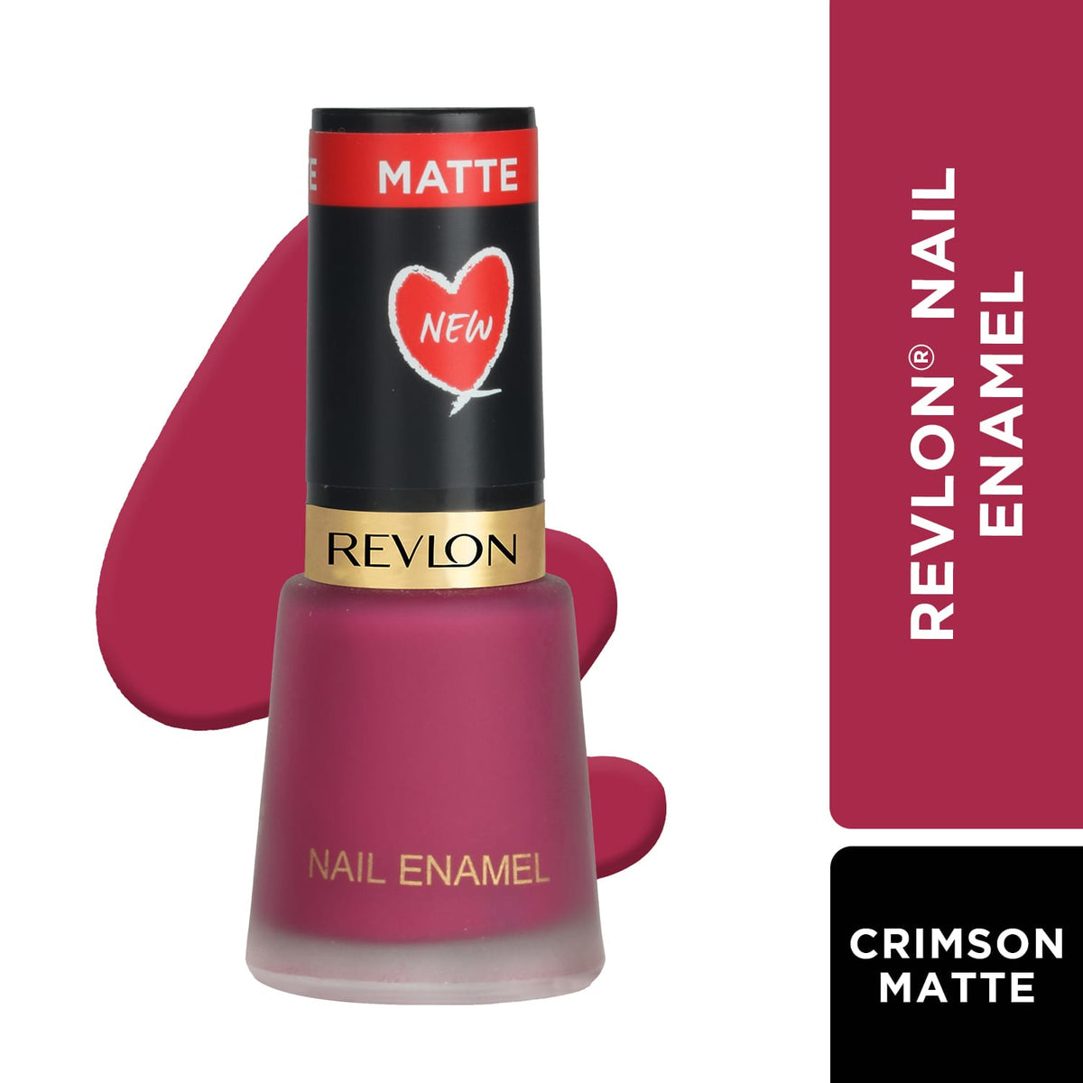 Revlon Nail Enamel-Crimson Matte 8ml