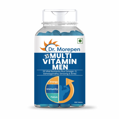 Dr. Morepen Multivitamins For Men With Omega 3 And Herbs