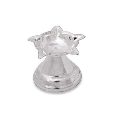 German Silver Star Diya Small ( Pack Of 10 )