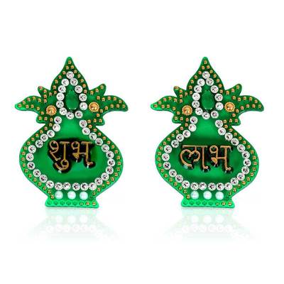Designer Shub Labh Mixed Design - Pack Of 10 – PUSHMYCART