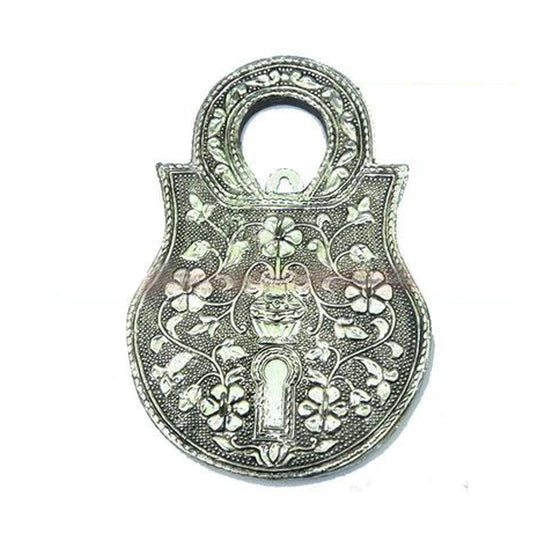 Oxidized Lock Key Hanger Pack Of 10 - 1500gms - PUSHMYCART