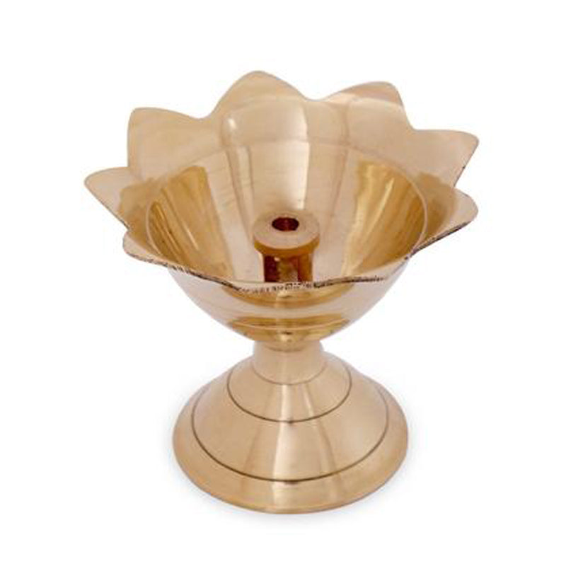 Brass Devdas Diya Large (Pack Of 10)