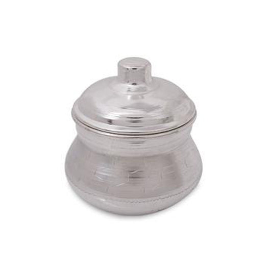 Silver Plated Dibbi Large (Pack Of 10)