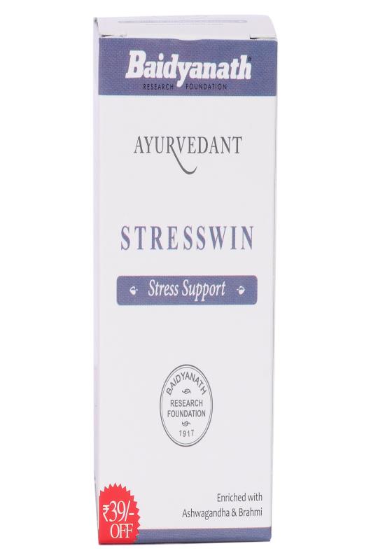 Baidyanath Ayurvedant Stresswin 60 Capsule