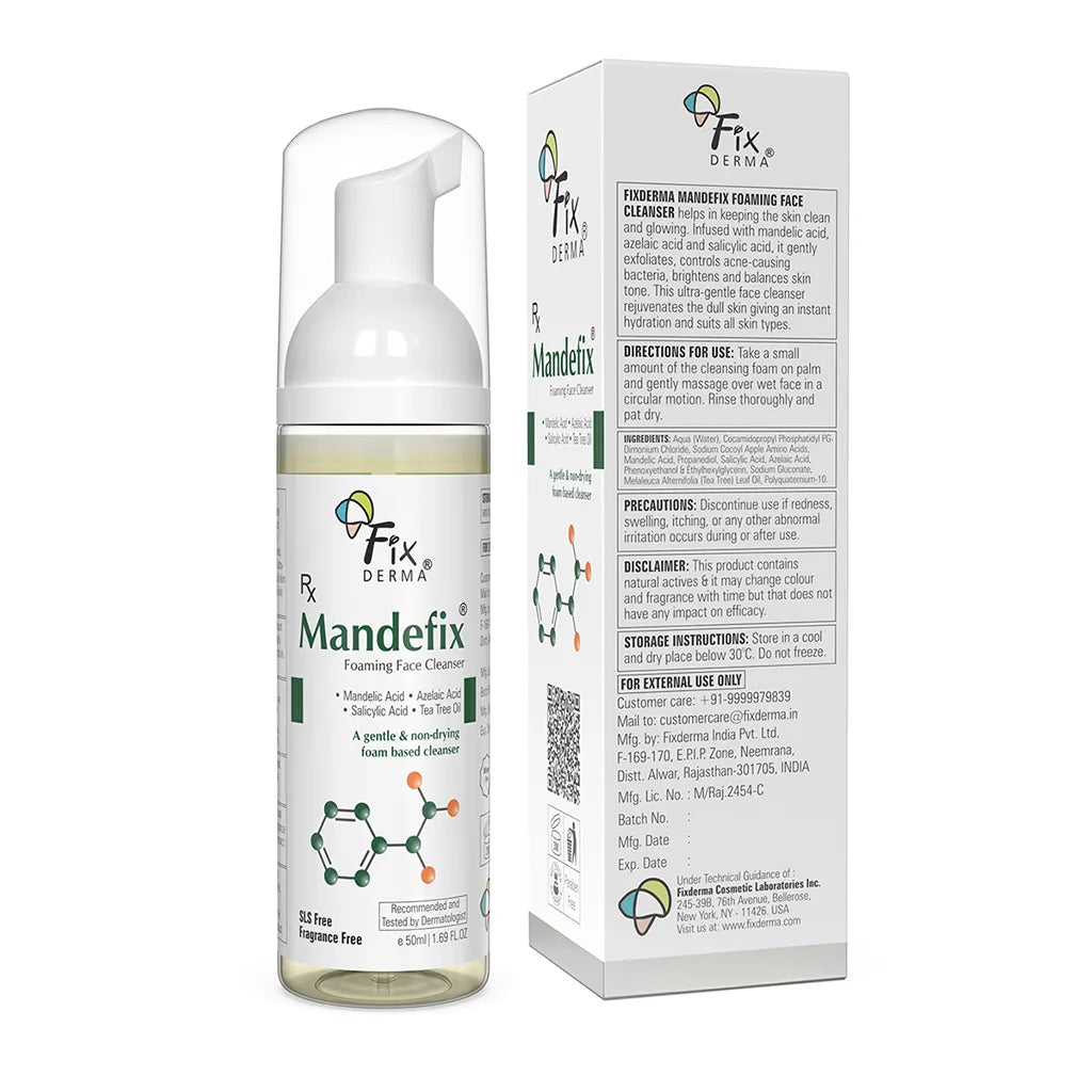 Fixderma Skincare Mandefix Foaming Face Cleanser