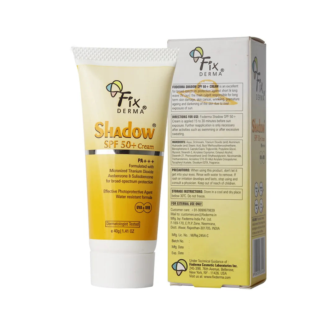 Fixderma Skincare Shadow Sunscreen For Oily Skin Spf 30+ Gel - Acne Prone
