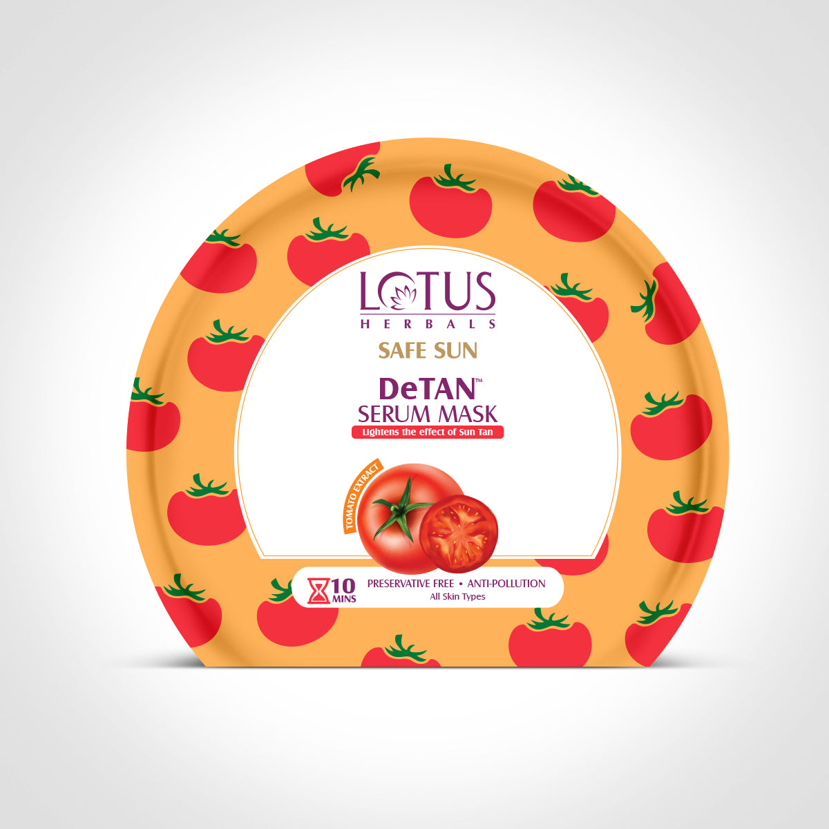 Lotus Safe Sun Detan Serum Mask