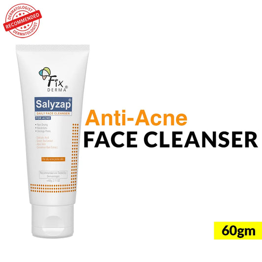 Fixderma Skincare Salyzap Daily Face Cleanser For Acne Prone Skin 