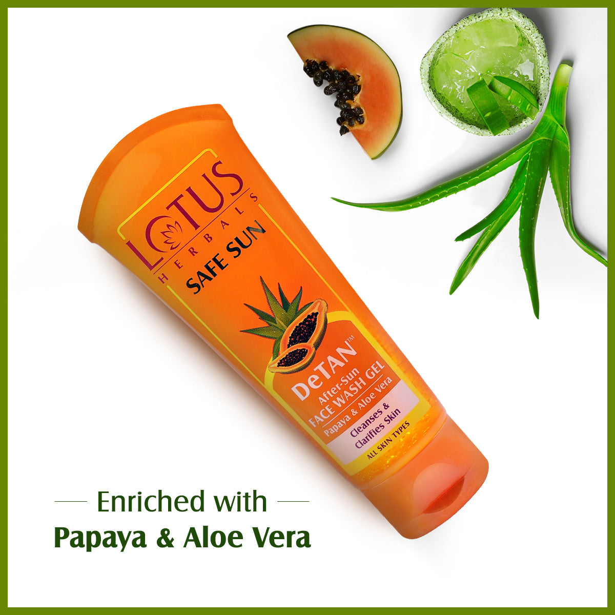Lotus Safe Sun Detan Face Wash